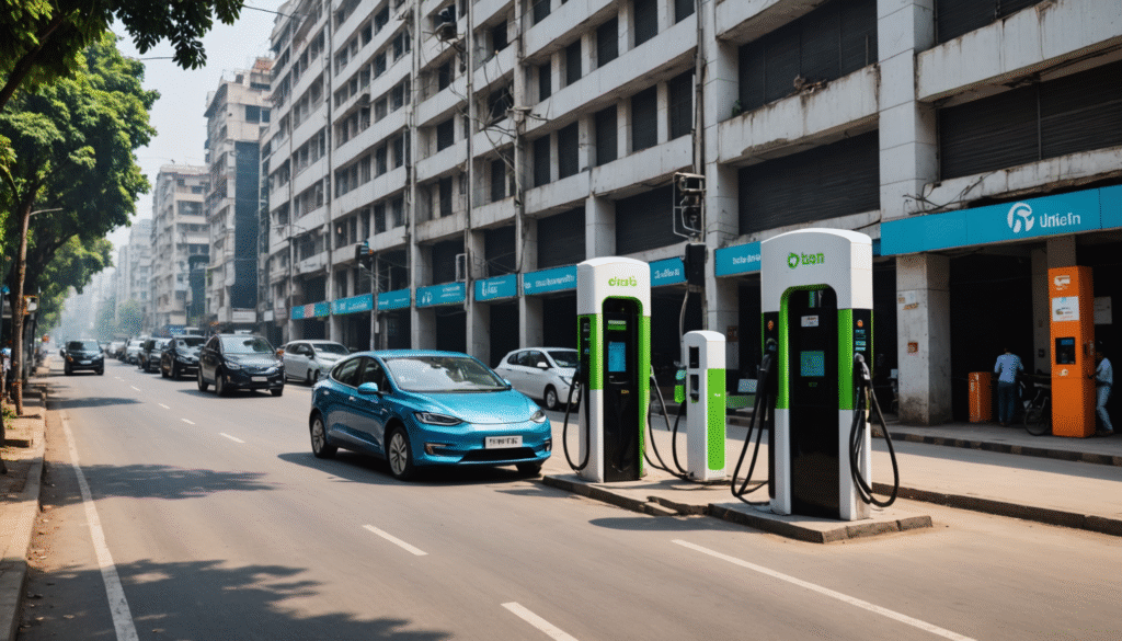 Mobilité électrique en Inde : trajets urbains et bornes utiles