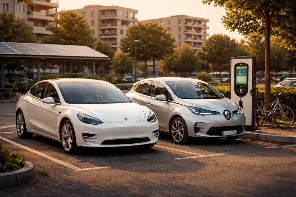 Faire des économies avec une Tesla Model 3 ou Renault Zoé dans votre budget automobile