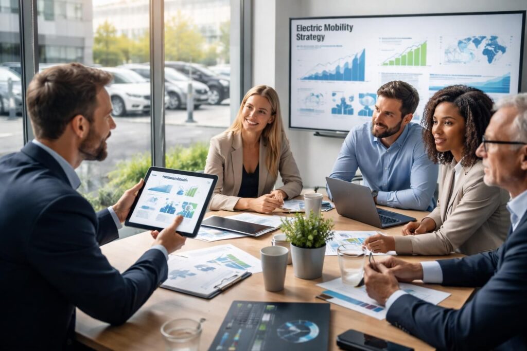 Les services de conseil pour entreprises dans la transition vers la mobilité électrique