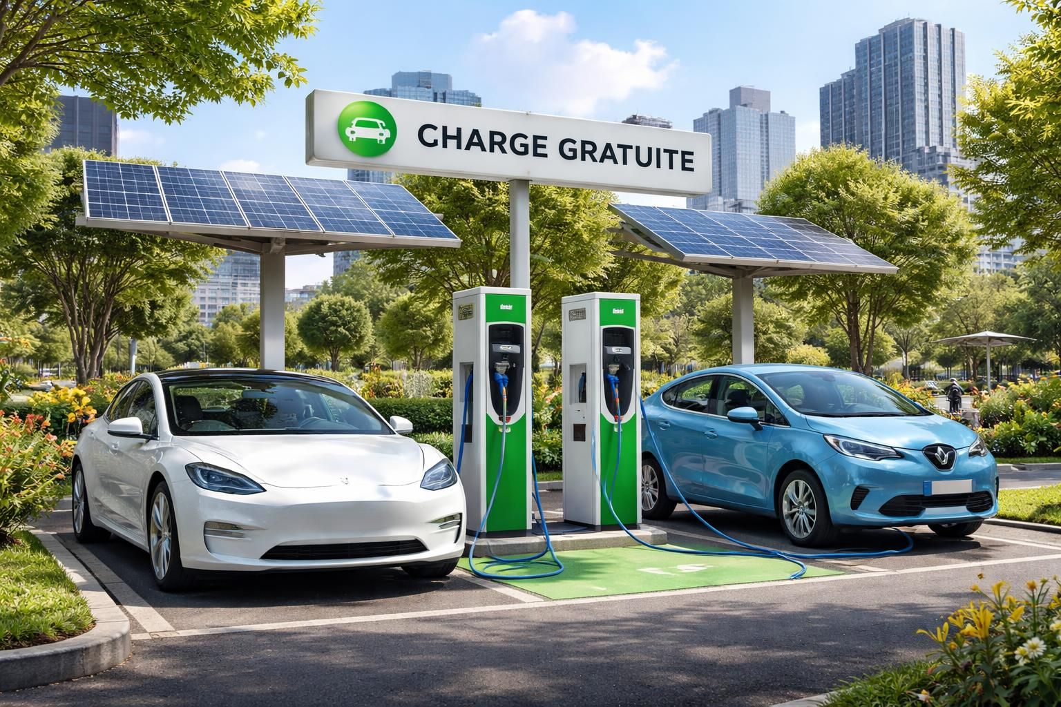 découvrez comment une voiture électrique comme la tesla model 3 ou la renault zoé, combinée à des bornes de recharge gratuites, peut réduire efficacement vos frais de transport.